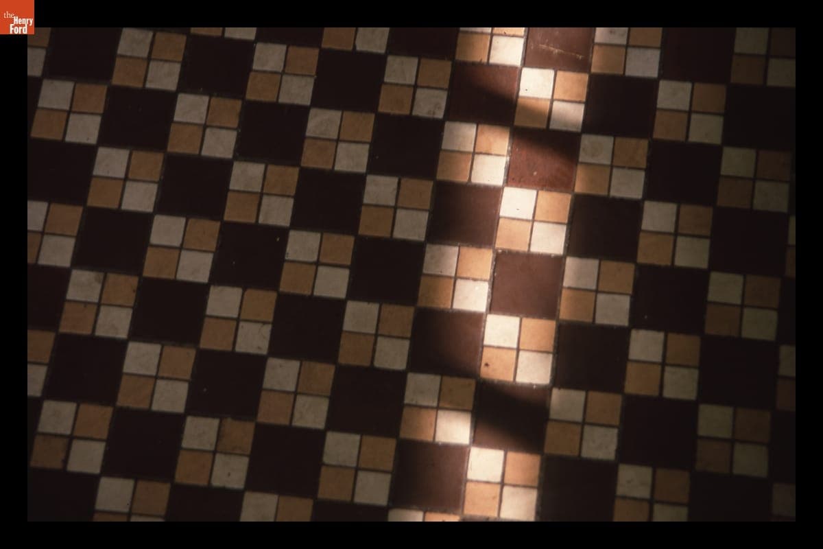 Floor Tile in Miss Worcester Diner, Worcester, Massachusetts, October 1988