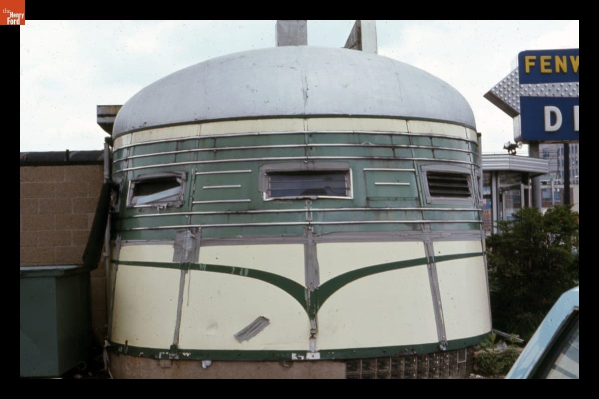 Fenway Flyer Diner, Boston, Massachusetts, August 1971