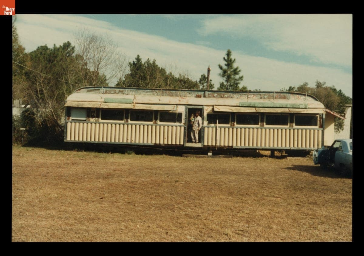 1940 Kullman Diner being Remodeled, 1983
