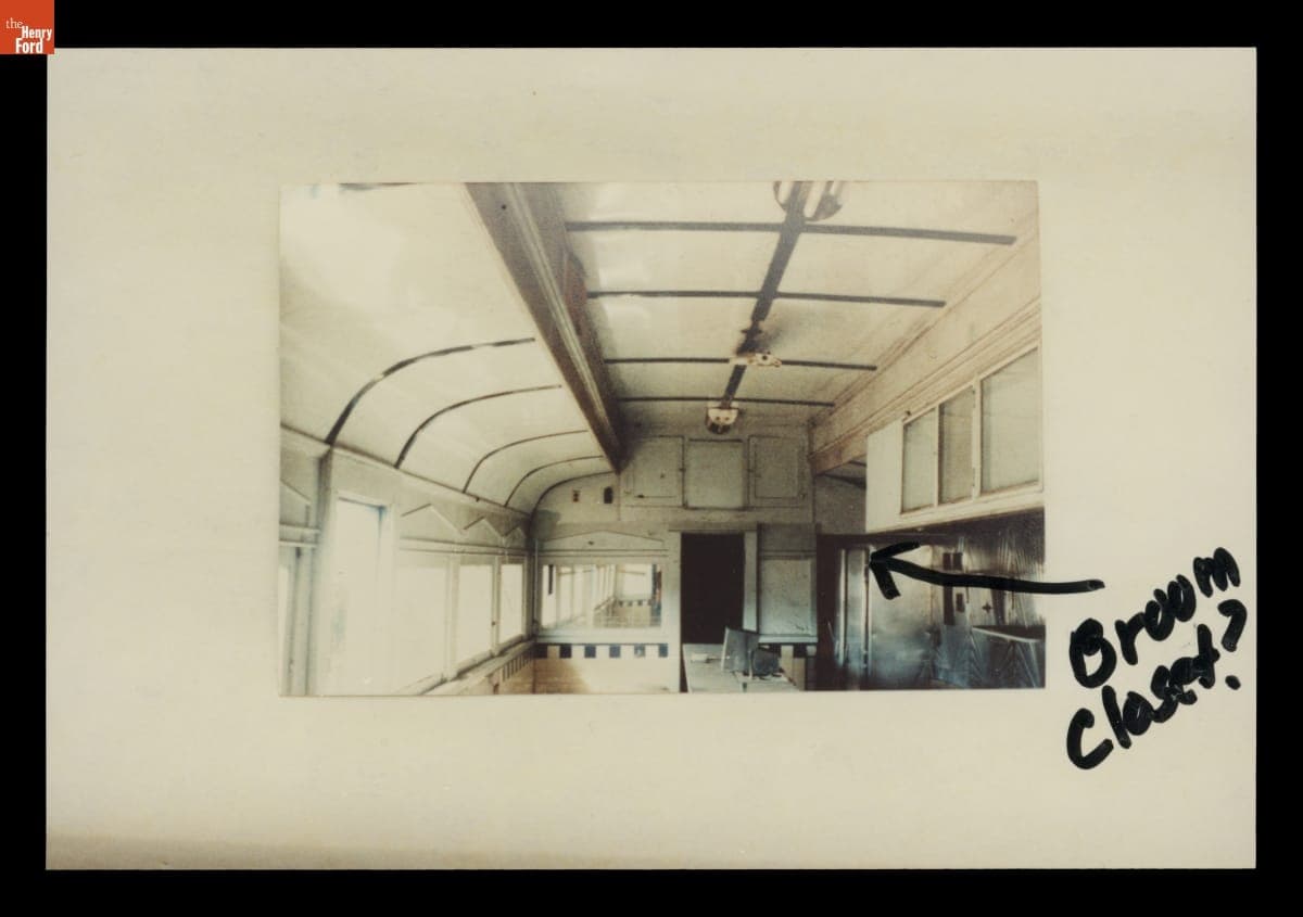 Interior of a 1940 Kullman Diner being Remodeled, 1983-1991