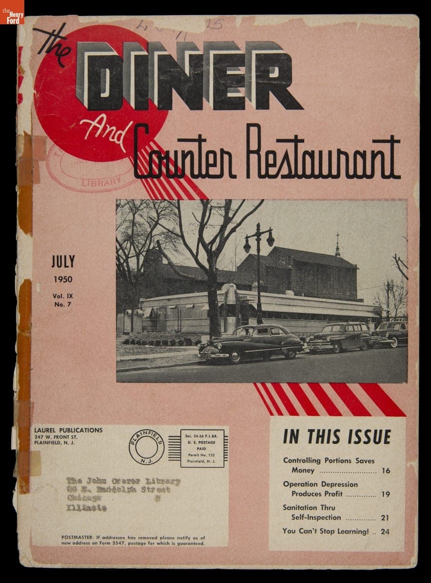 "The Diner," July 1950