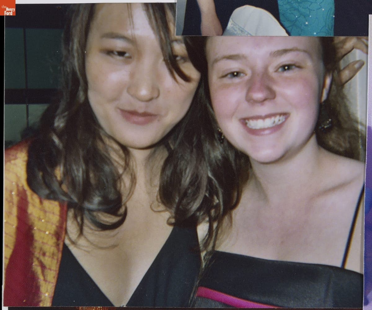 Jennifer O'Hare and Eileen Chiu at Troy Athens High School Prom, May 13, 2006
