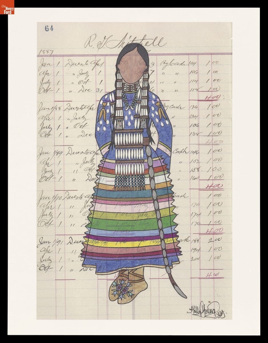 "Shy" Ledger Art, 2021