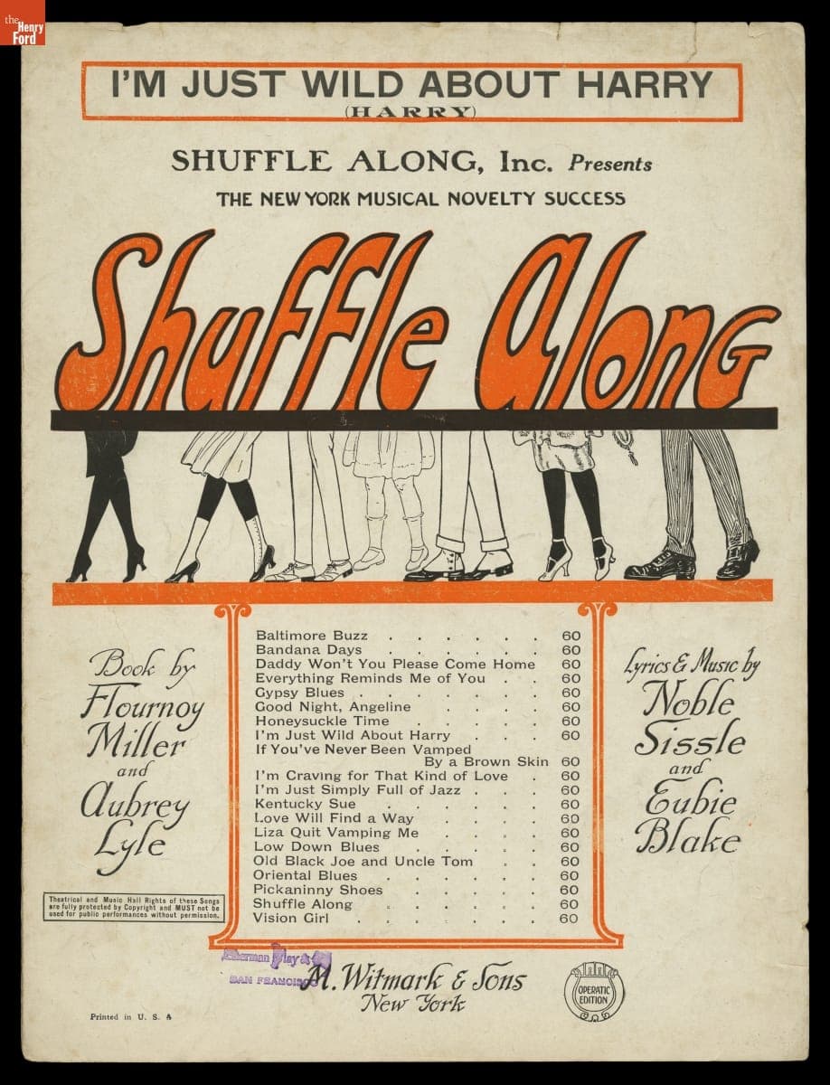 "I'm Just Wild About Harry" from "Shuffle Along," 1921
