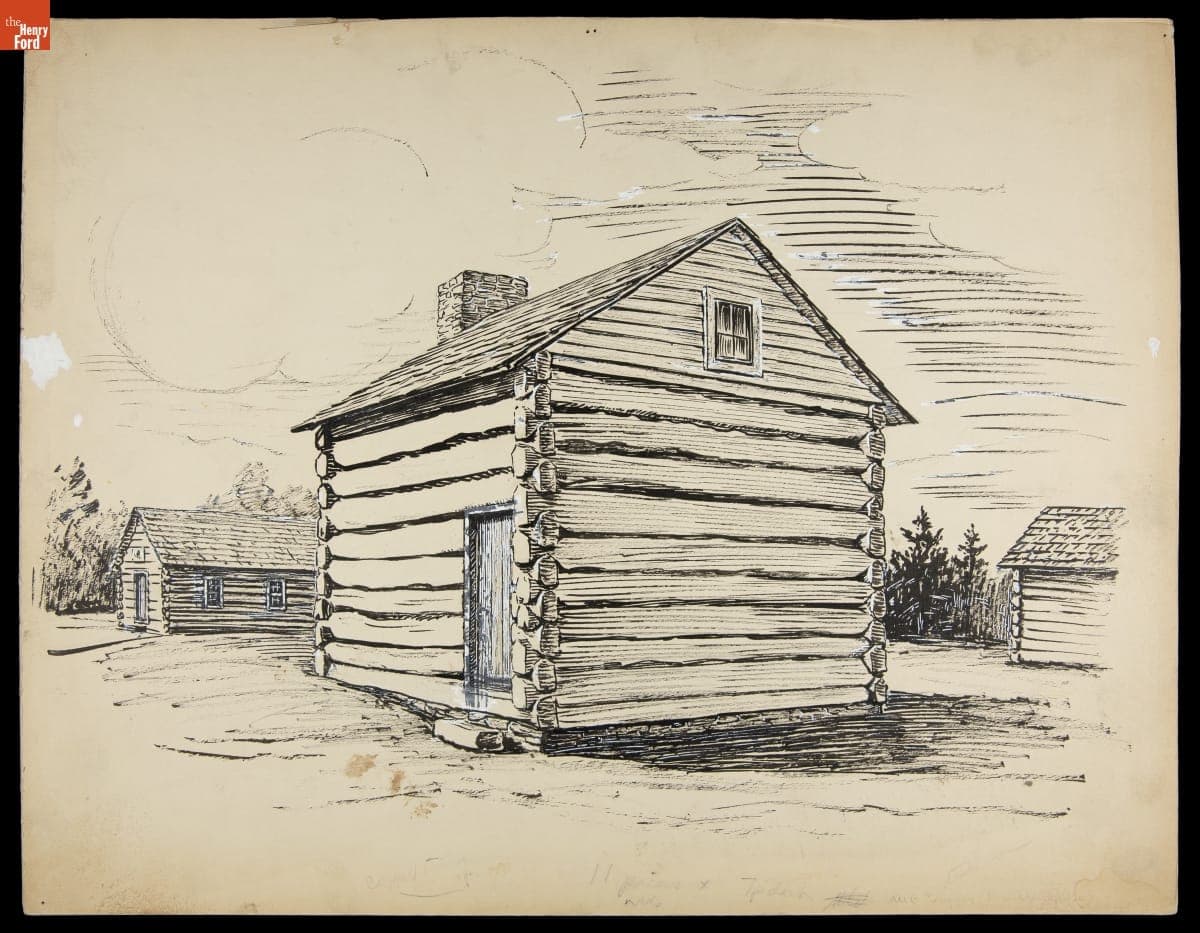 William Holmes McGuffey Birthplace in Greenfield Village, circa 1934