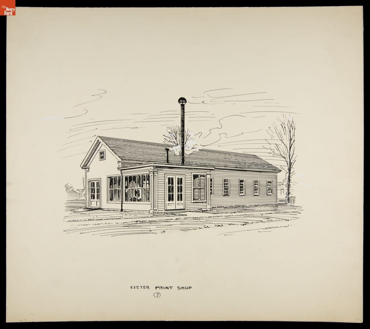 Printing Office & Tin Shop in Greenfield Village, circa 1945