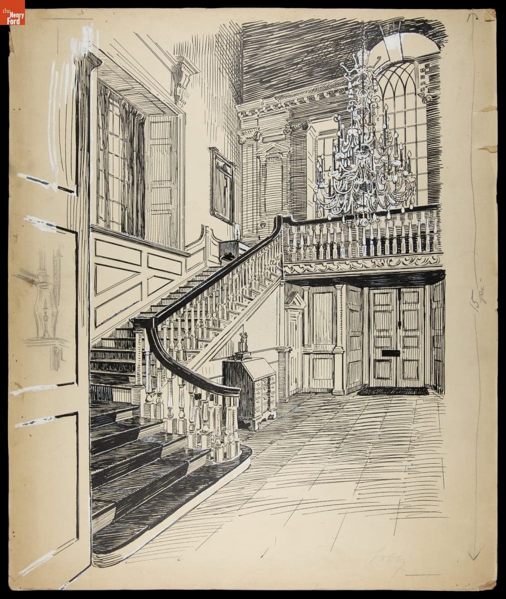 Henry Ford Museum Entrance Lobby, circa 1934