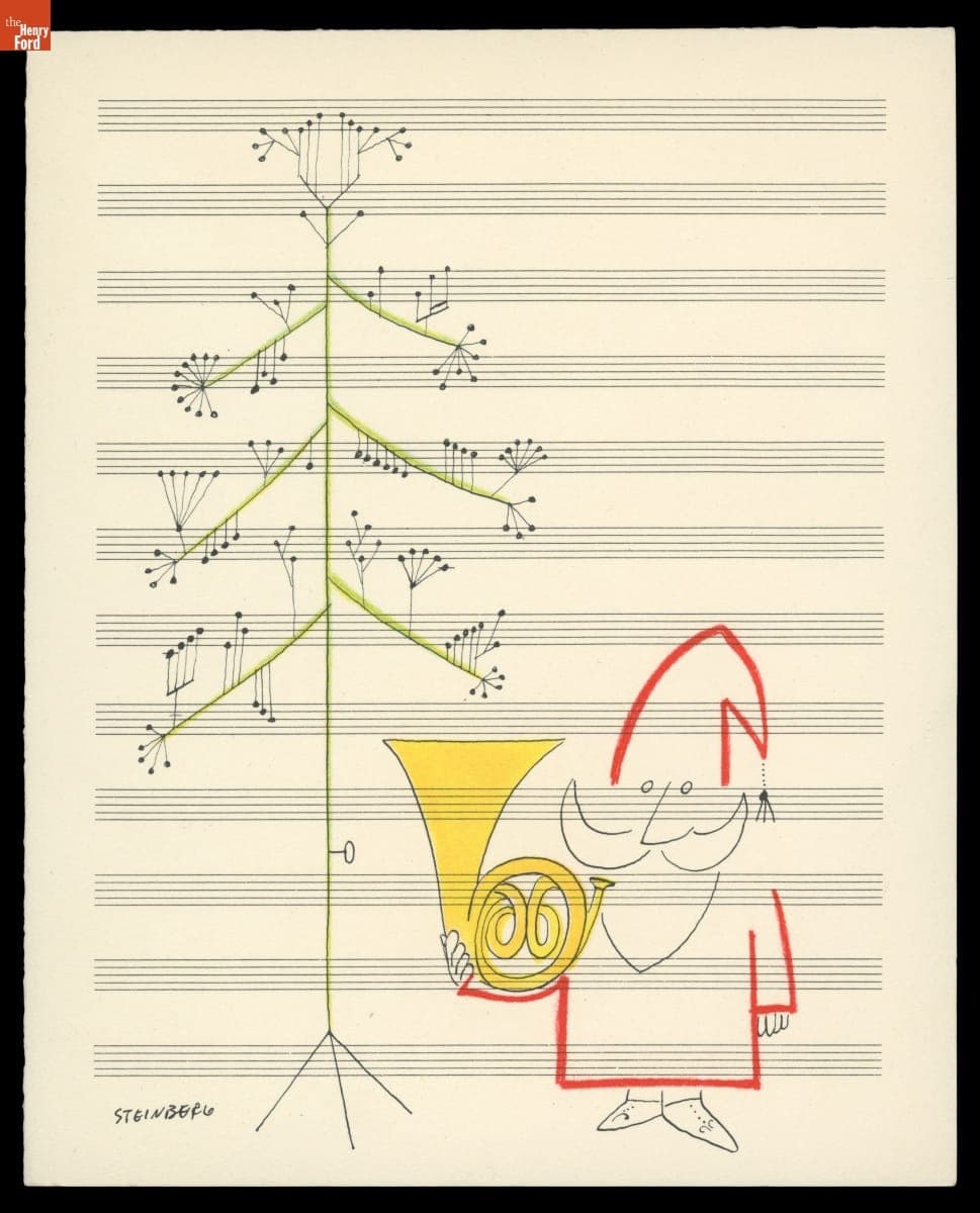 "Merry Christmas and Happy New Year," 1952