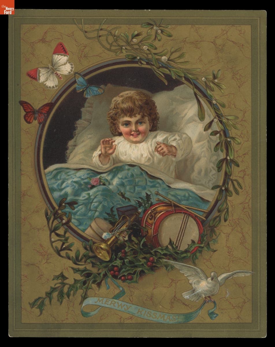 "Merwy Kissmas!," 1882