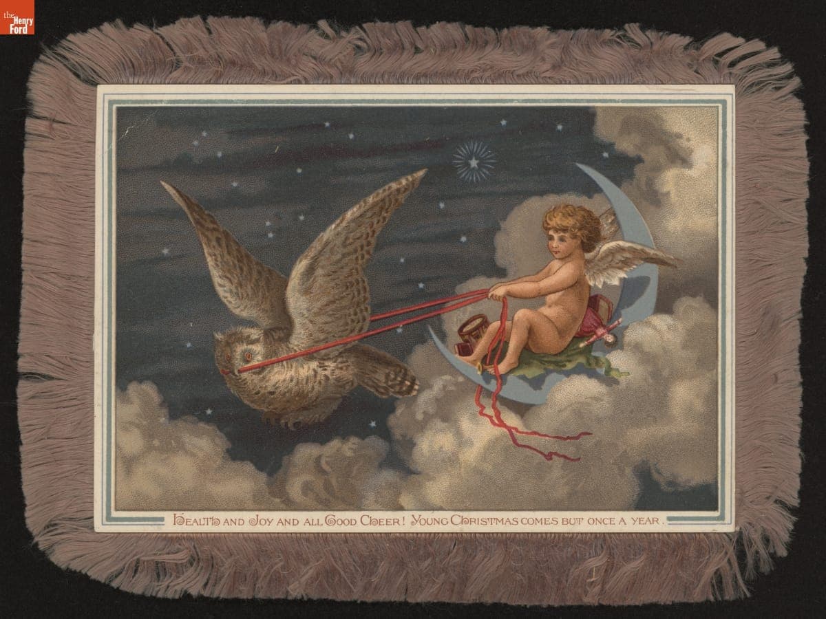 "Health and Joy and All Good Cheer! Young Christmas Comes but Once a Year!," 1882