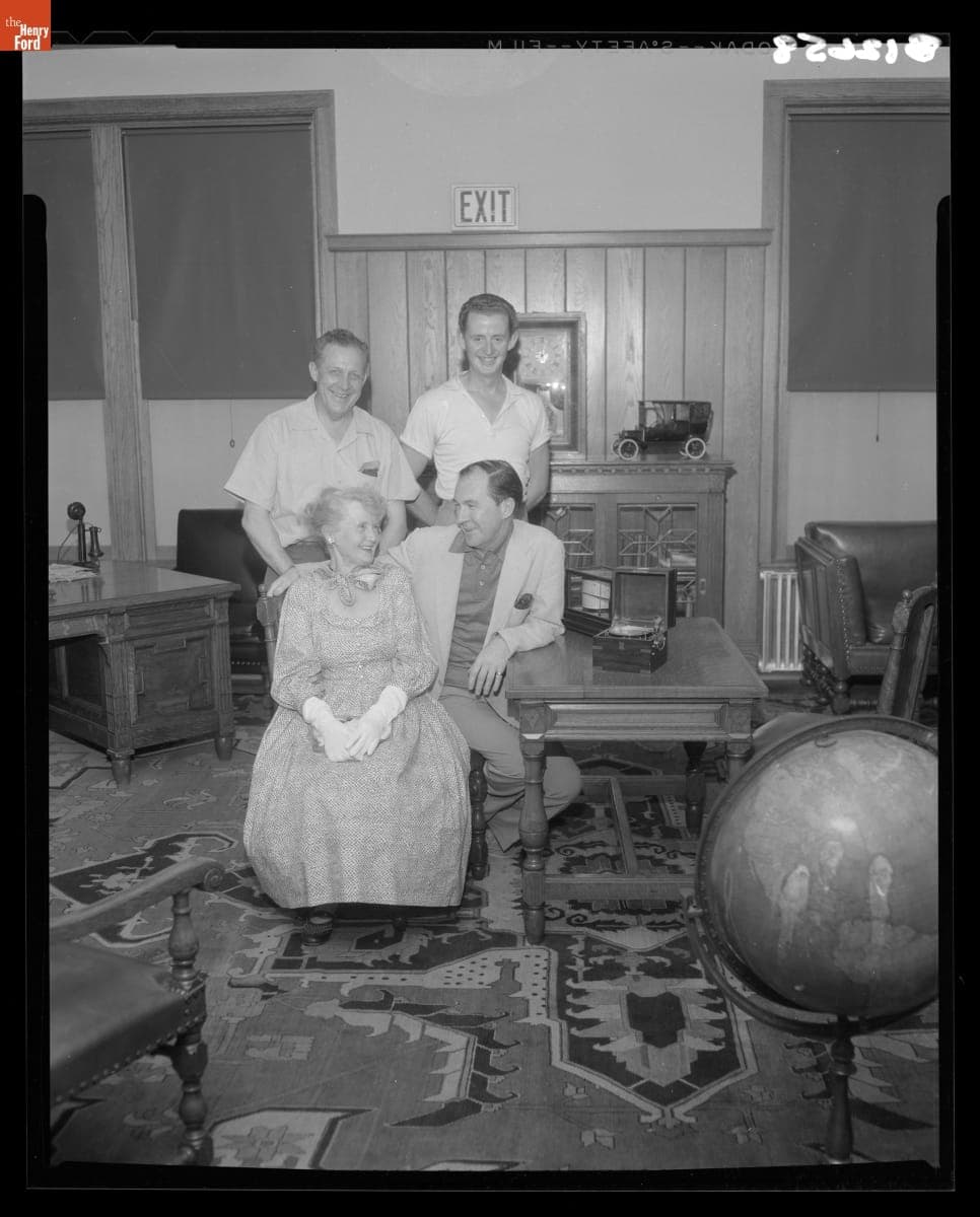 Billie Burke Visiting Henry Ford Museum, June 1956
