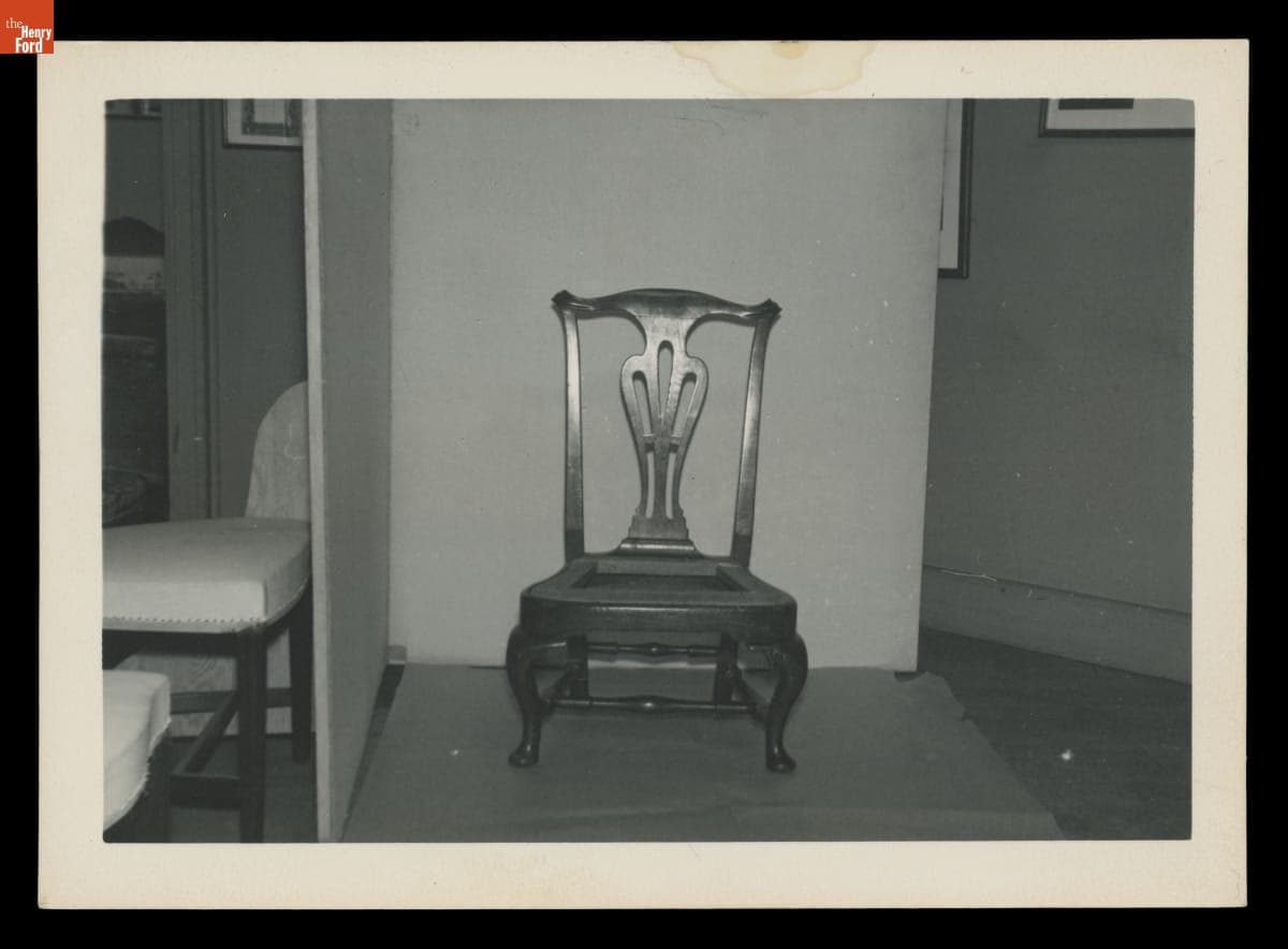 Slipper Chair, 1750-1770, Photographed at Ernest LoNano Interiors, New York, 1950-1953