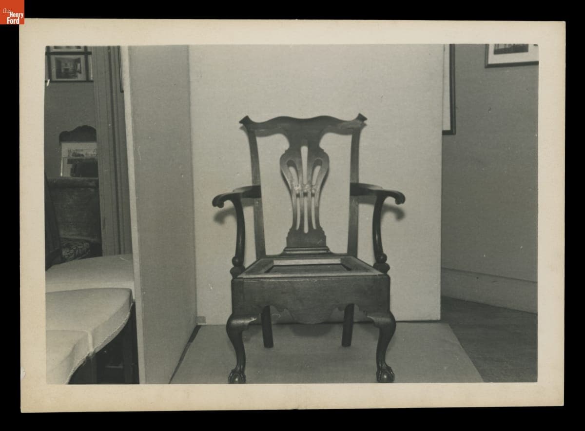  Commode Chair, 1750-1770, Photographed at Ernest LoNano Interiors, New York, 1950-1953