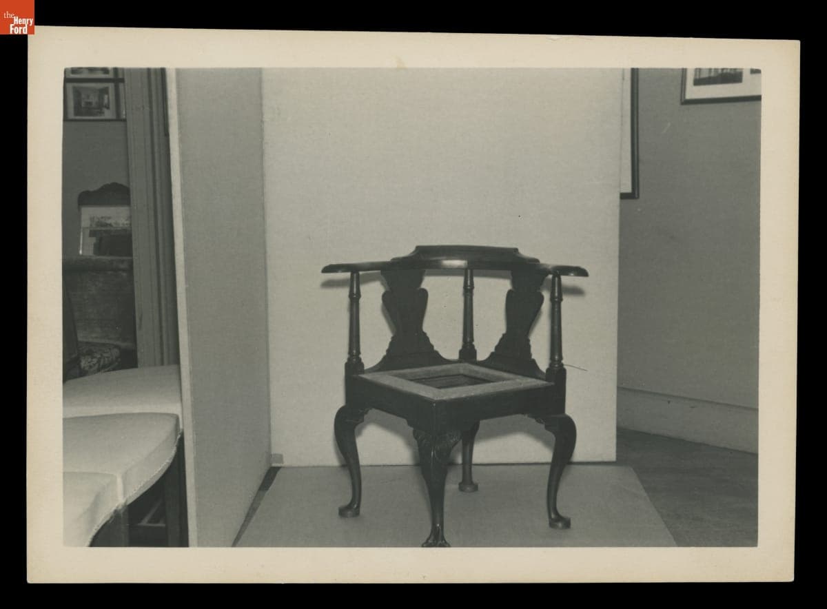 Corner Chair, 1750-1775, Photographed at Ernest LoNano Interiors, New York, 1950-1953