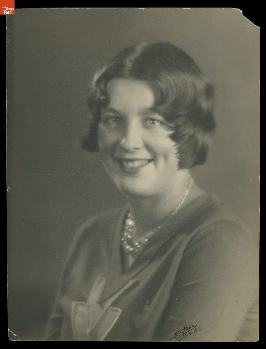 Emeline Morrow's High School Graduation Portrait, circa 1930
