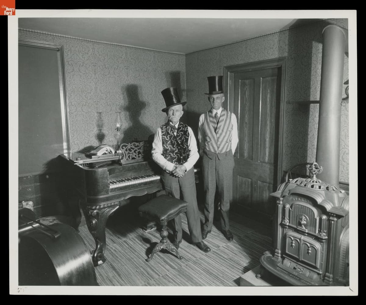 Fiddler Jep Bisbee and Henry Ford, November 1923