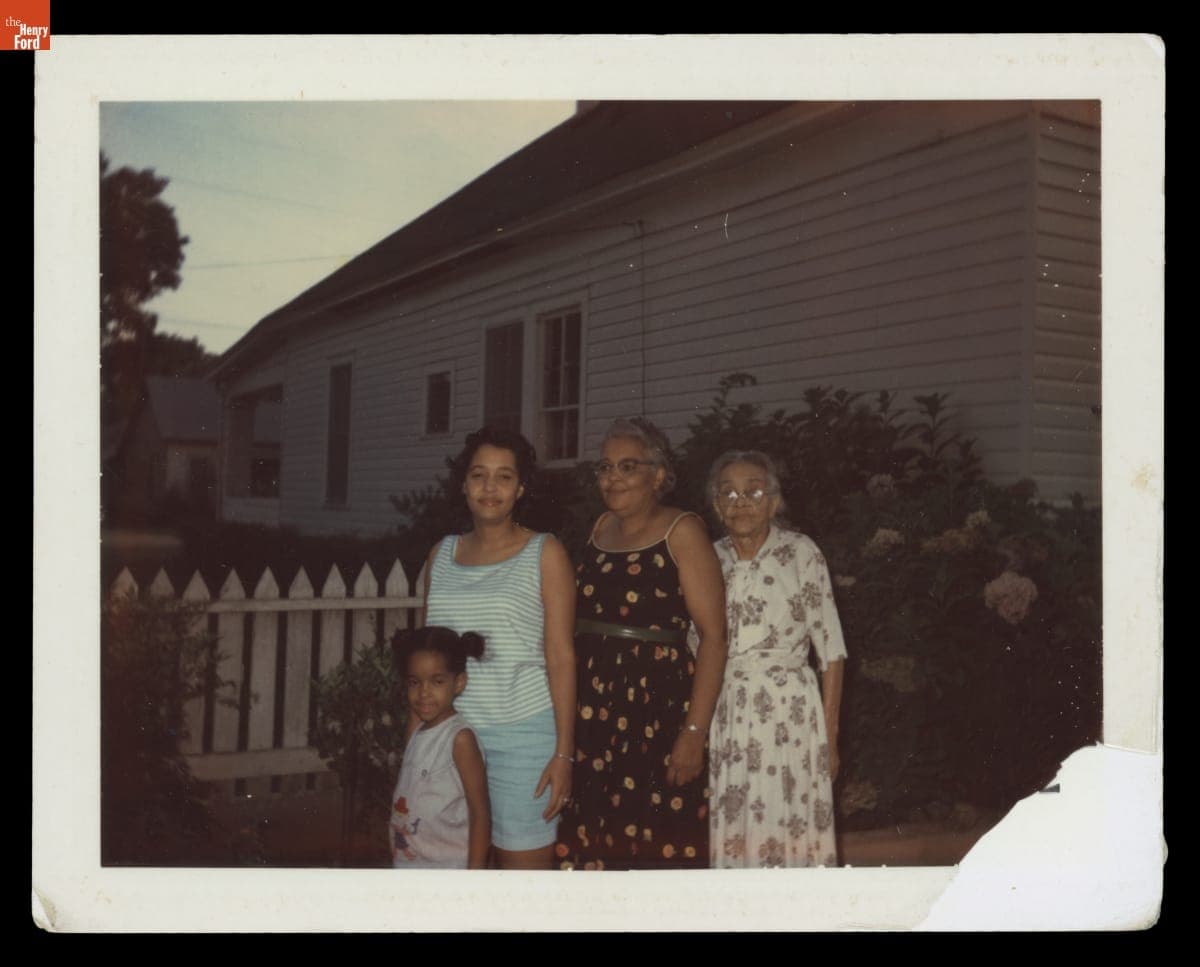 Jawana Jackson, Richie Jean Jackson, Juanita Sherrod, and Emma Richardson, mid-1960s
