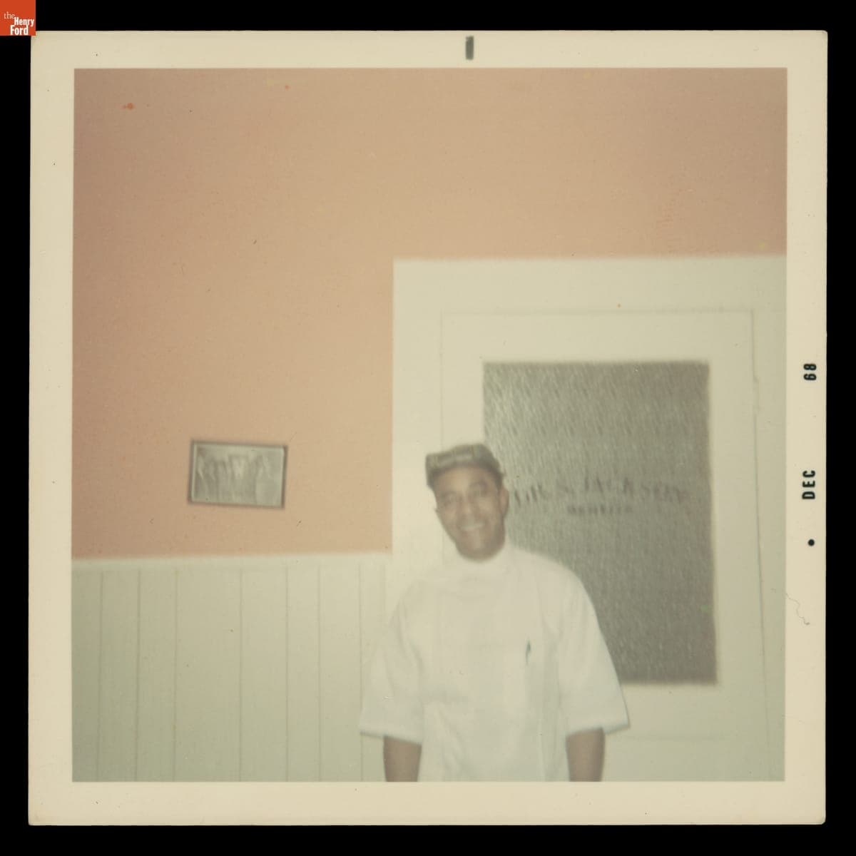 Dr. Sullivan Jackson at the Entrance to his Dental Office, Selma, Alabama, 1968