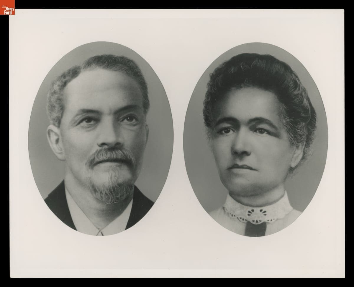Portraits of Anthony Knight Richardson and Mary Ellen Richardson