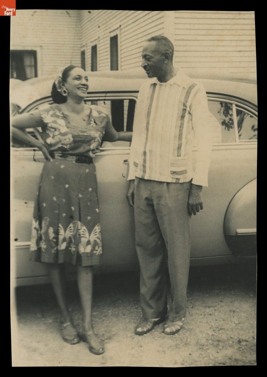 Mrs. Bennie Gardner Portlock and Dr. Eric F. Portlock in the 1940s