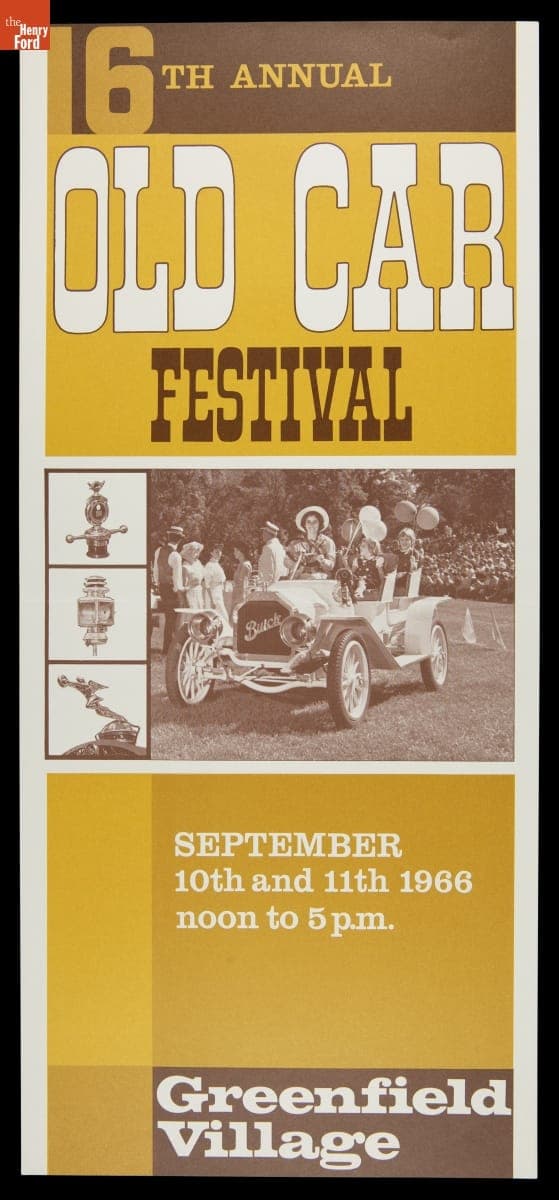 Old Car Festival at Greenfield Village, September 1966