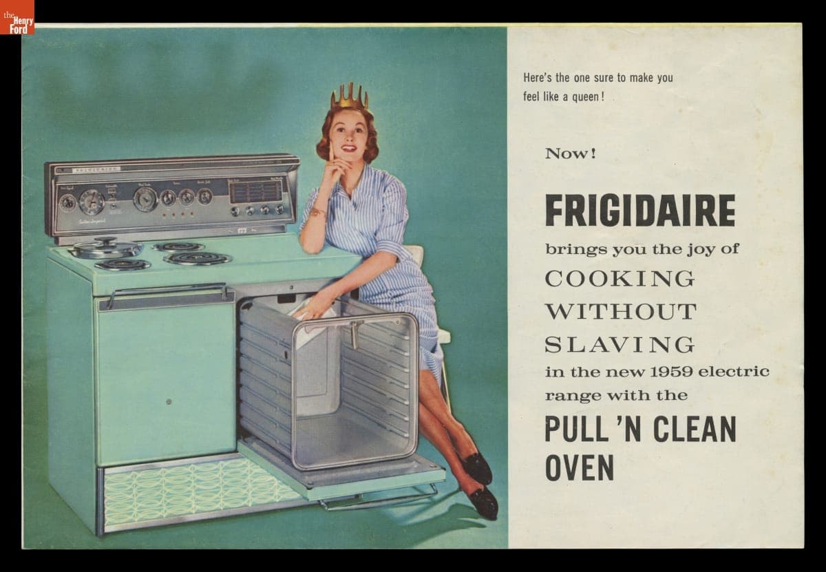 Frigidaire Pull 'n Clean Oven Product Literature, 1958