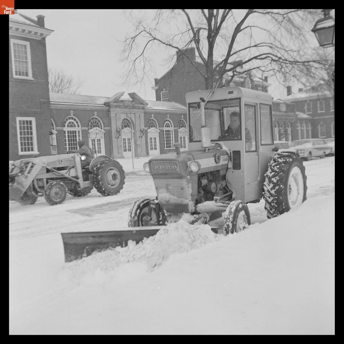 Snow Removal outside Henry Ford Museum, January 1969