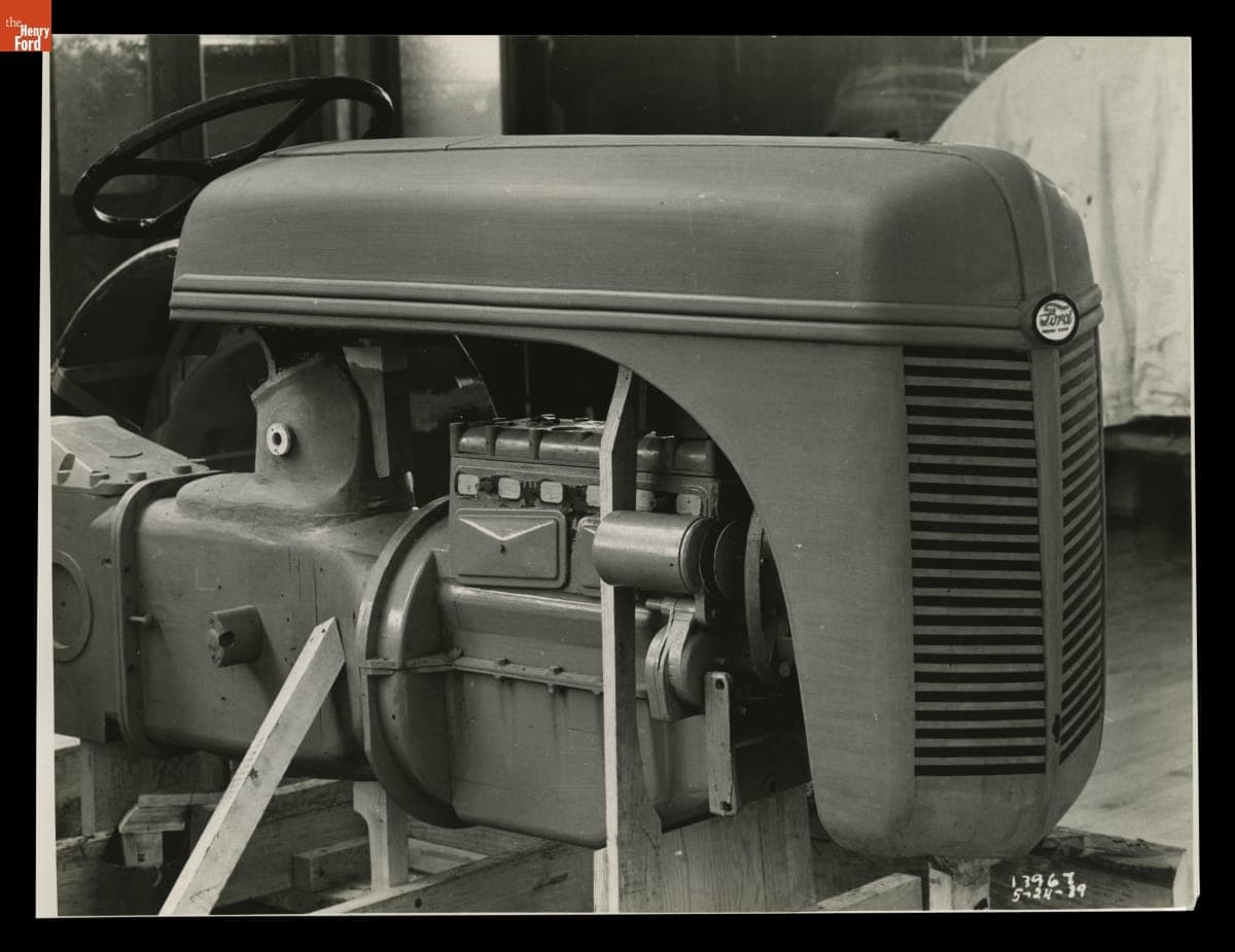 Clay Model of Ford 9N Tractor, May 1939