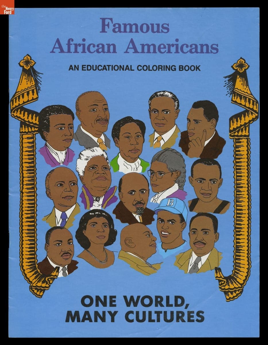 "Famous African Americans: An Educational Coloring Book," 1993