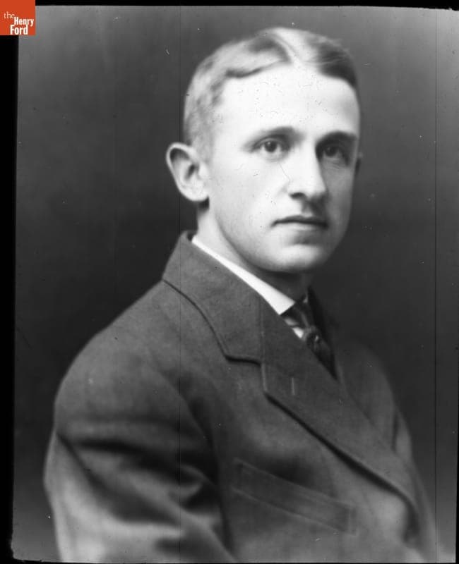 Portrait of George Schuster, Winning Driver of the Thomas Flyer in the 1908 New York to Paris Race