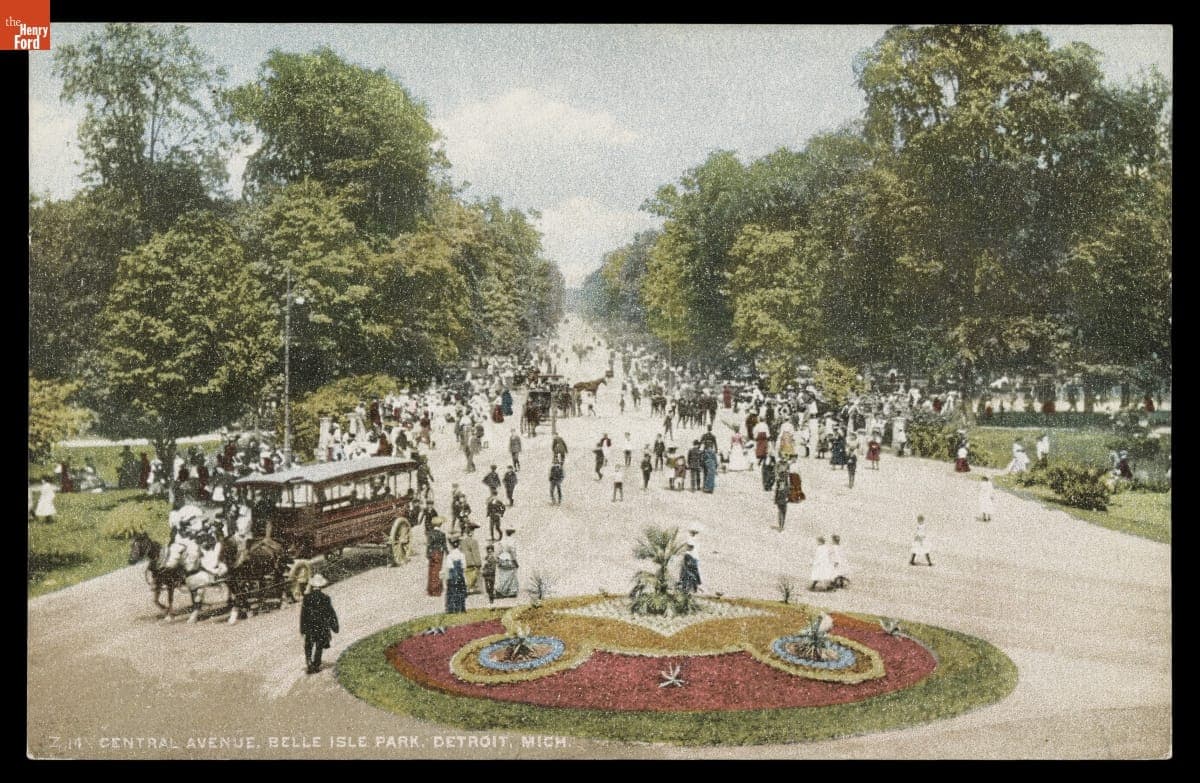 Central Avenue, Belle Isle Park, Detroit, Michigan