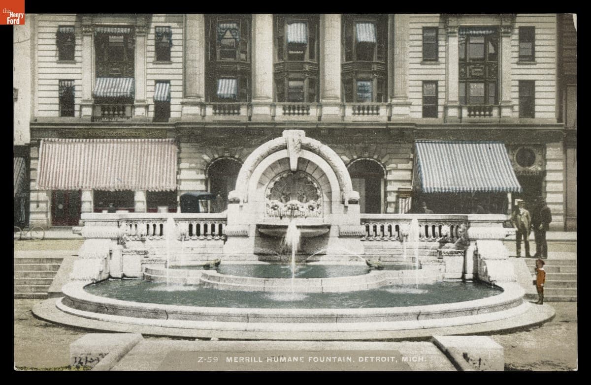 Merrill Humane Fountain, Detroit, Michigan