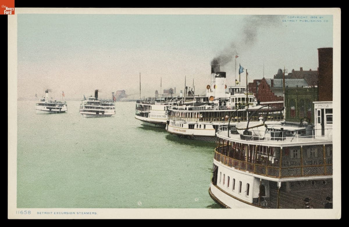 Detroit Excursion Steamers, Detroit, Michigan