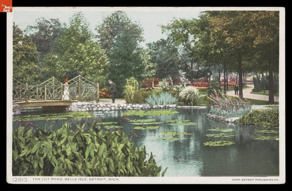 The Lily Pond, Belle Isle, Detroit, Michigan