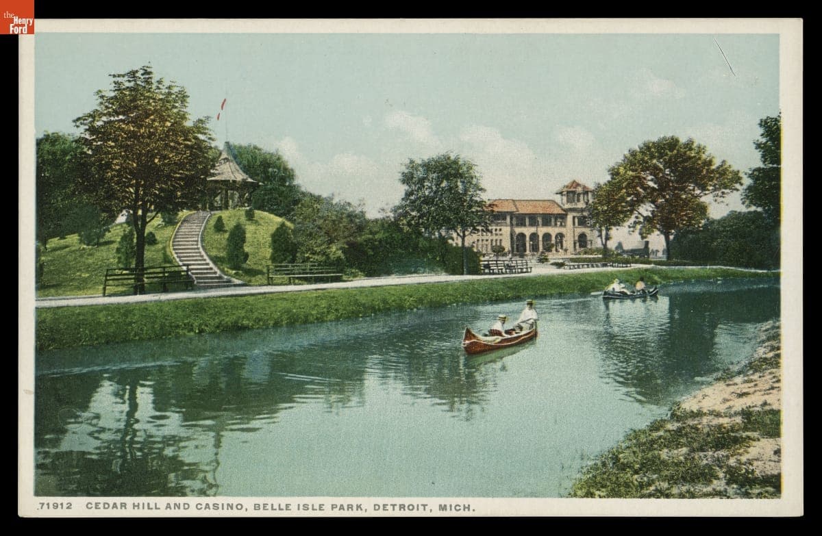 Cedar Hill and Casino, Belle Isle Park, Detroit, Michigan