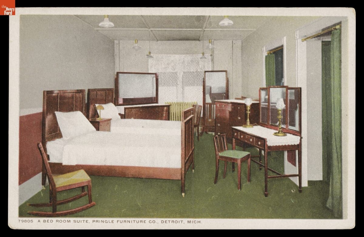 A Bed Room Suite, Pringle Furniture Company, Detroit, Michigan
