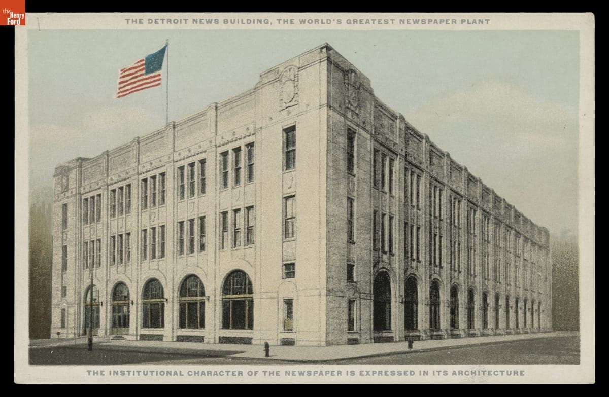 The Detroit News Building, Detroit, Michigan