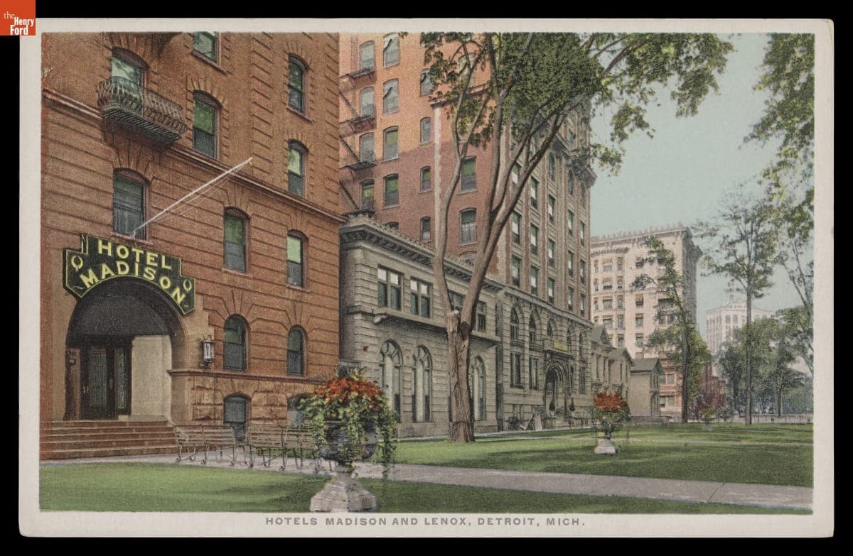 Hotels Madison and Lenox, Detroit, Michigan