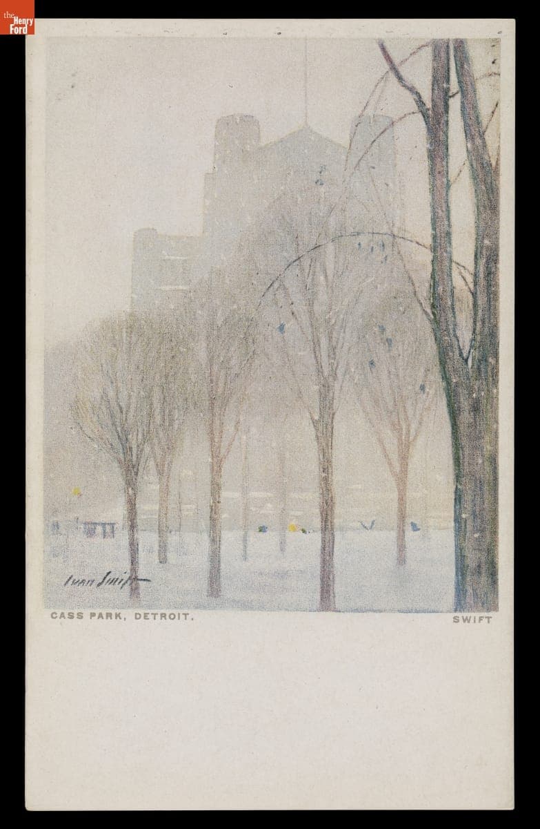 Cass Park, Detroit, Michigan, Artwork by Ivan Swift