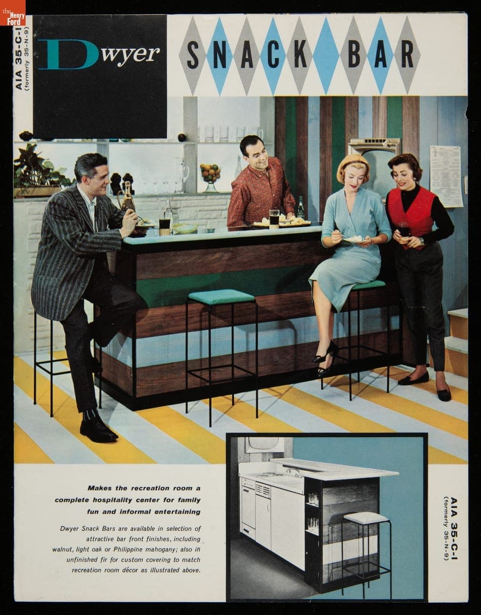 "Dwyer Snack Bar" Trade Brochure, 1958