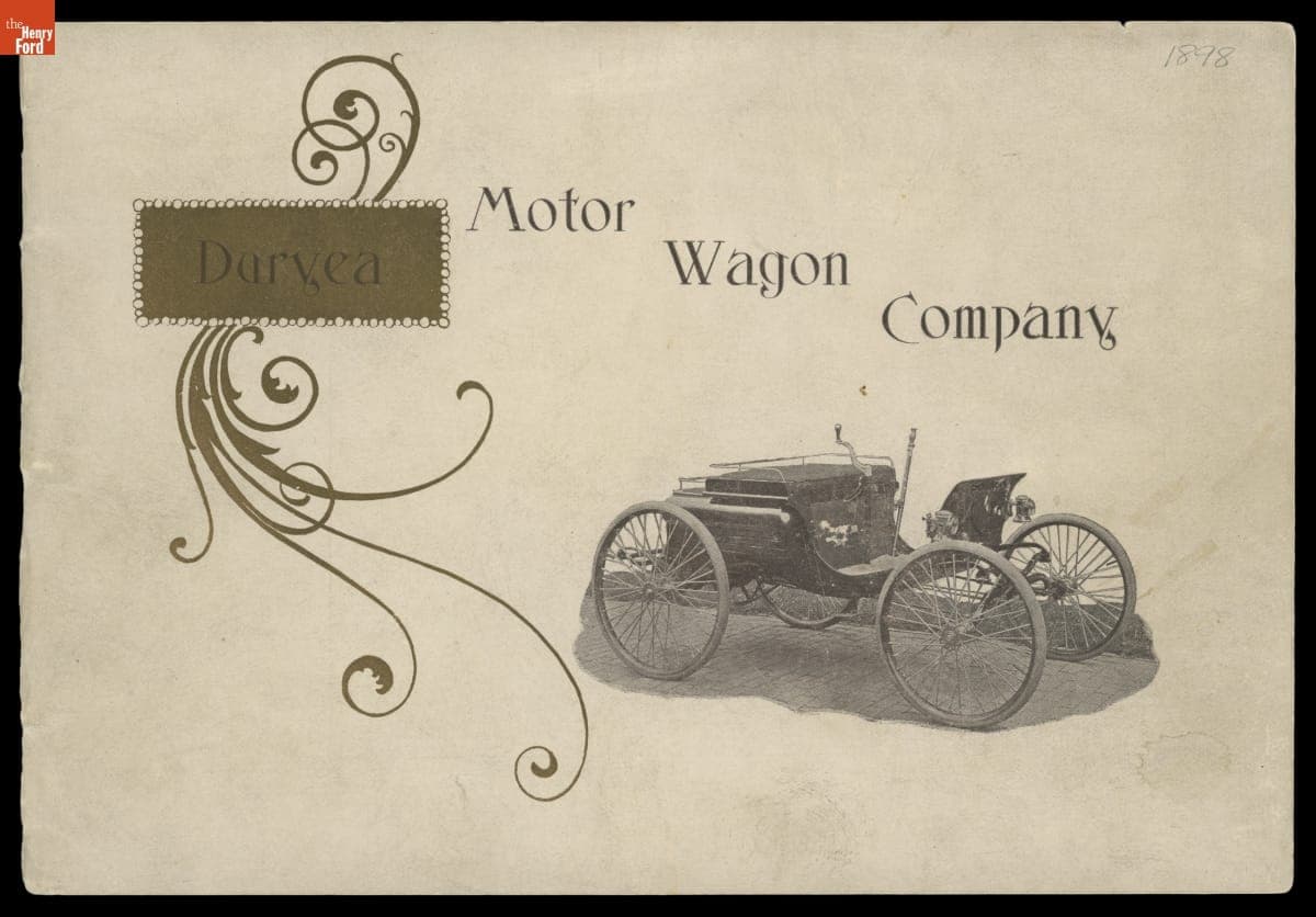 1898 Duryea Motor Wagon Company Catalog