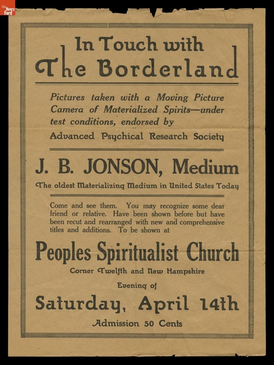 "In Touch with the Borderland," 1923-1928