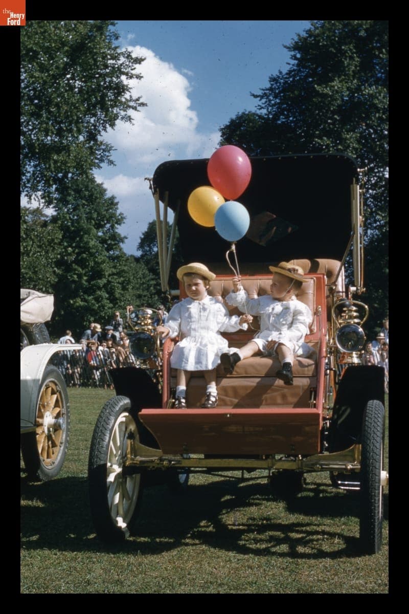 Children in Costumes at Old Car Festival in Greenfield Village, September 1957