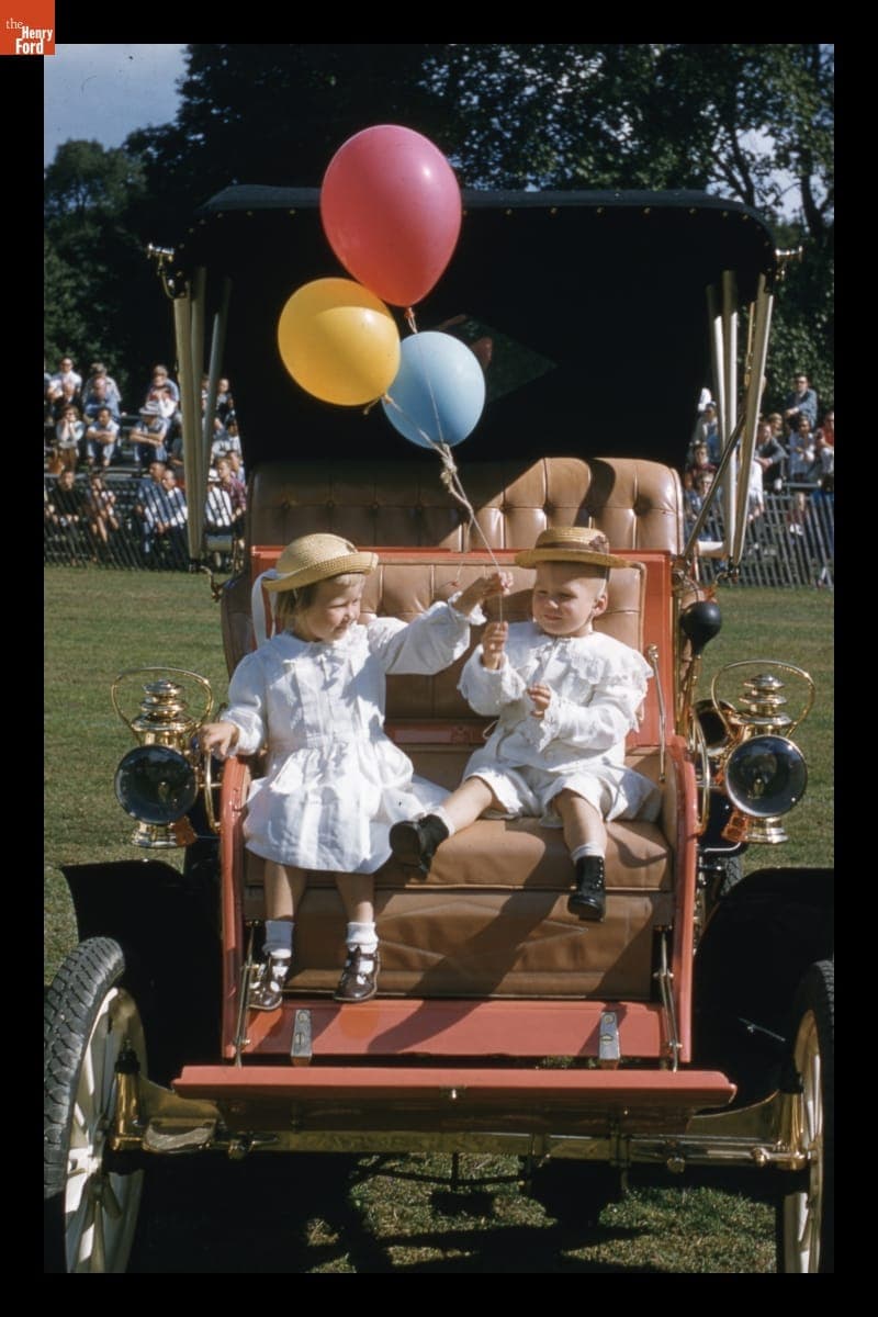 Children in Costumes at Old Car Festival in Greenfield Village, September 1957