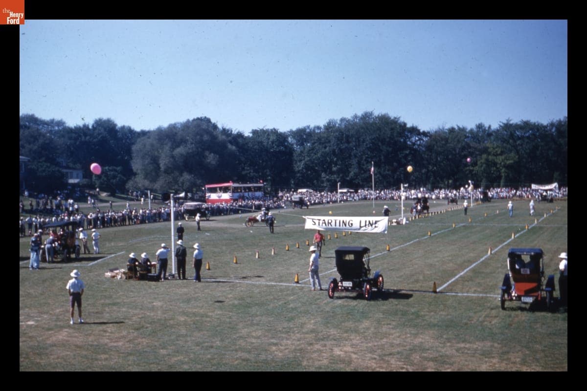 Contest at Old Car Festival in Greenfield Village, September 1960