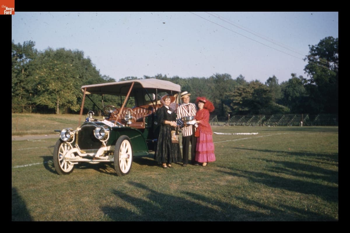 1907 Packard Model 30 Touring Car Receiving Prize at Old Car Festival in Greenfield Village, September 1960