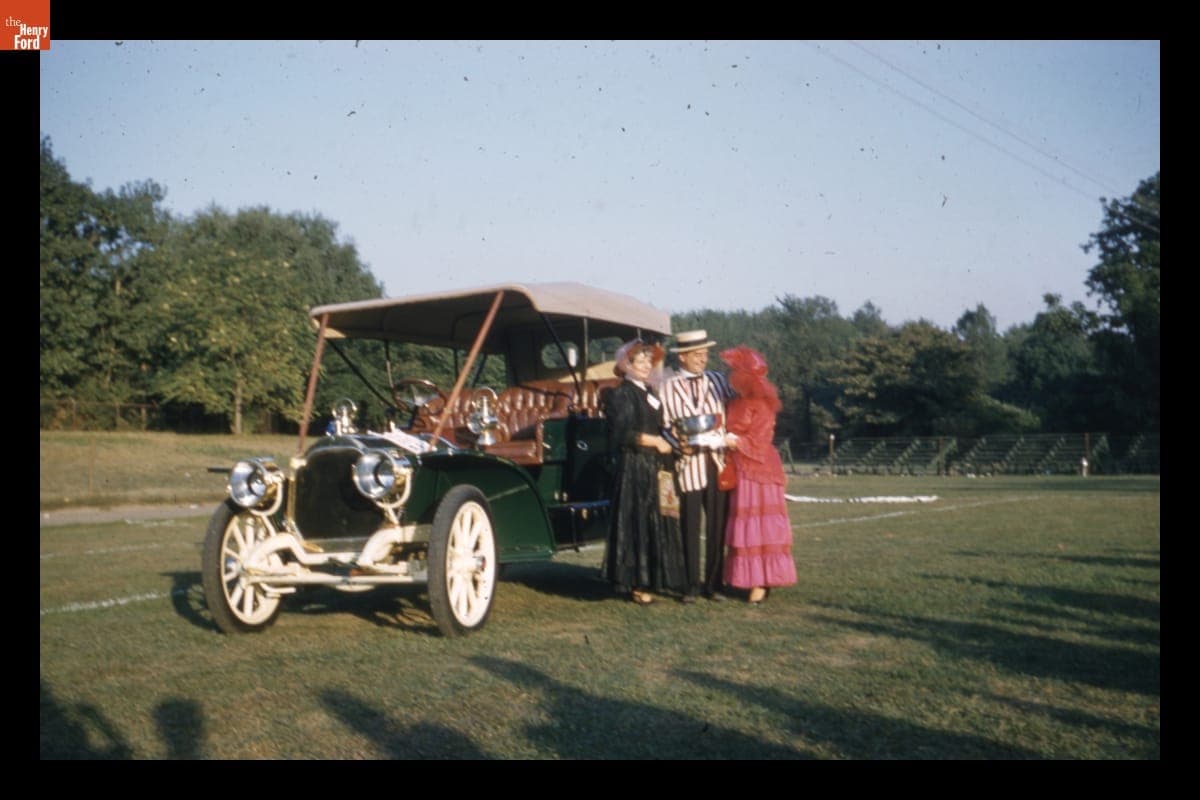 1907 Packard Model 30 Touring Car Receiving Prize at Old Car Festival in Greenfield Village, September 1960
