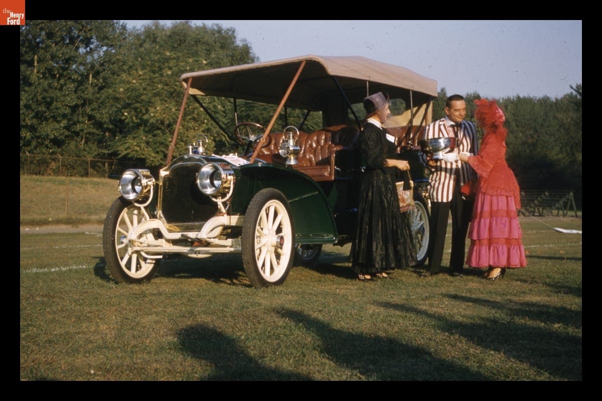 1907 Packard Model 30 Touring Car Receiving Prize at Old Car Festival in Greenfield Village, September 1960