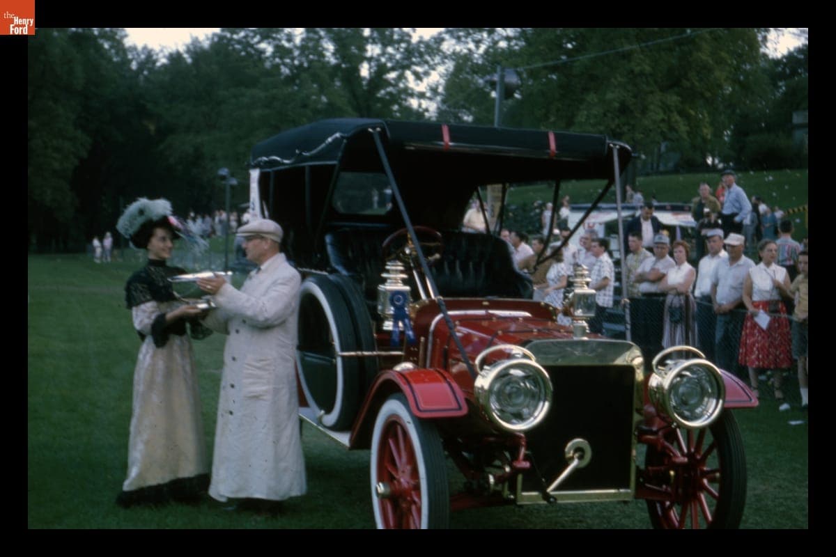1907 Ford Model K Receiving Prize at Old Car Festival in Greenfield Village, September 1962