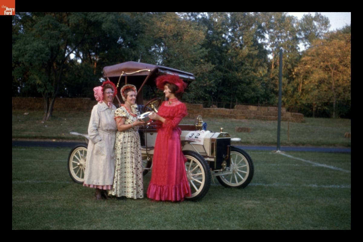 1906 Ford Model N Receiving Prize at Old Car Festival in Greenfield Village, September 1963